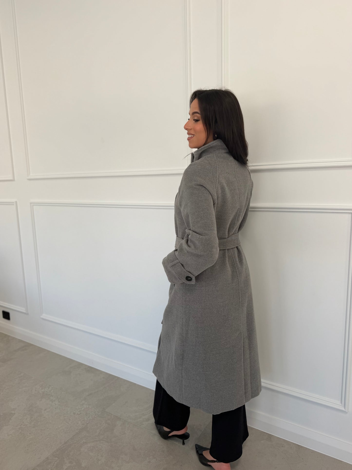 Vienna Coat Jacket | Longline Elegant Coat Australia | Attire by Nour