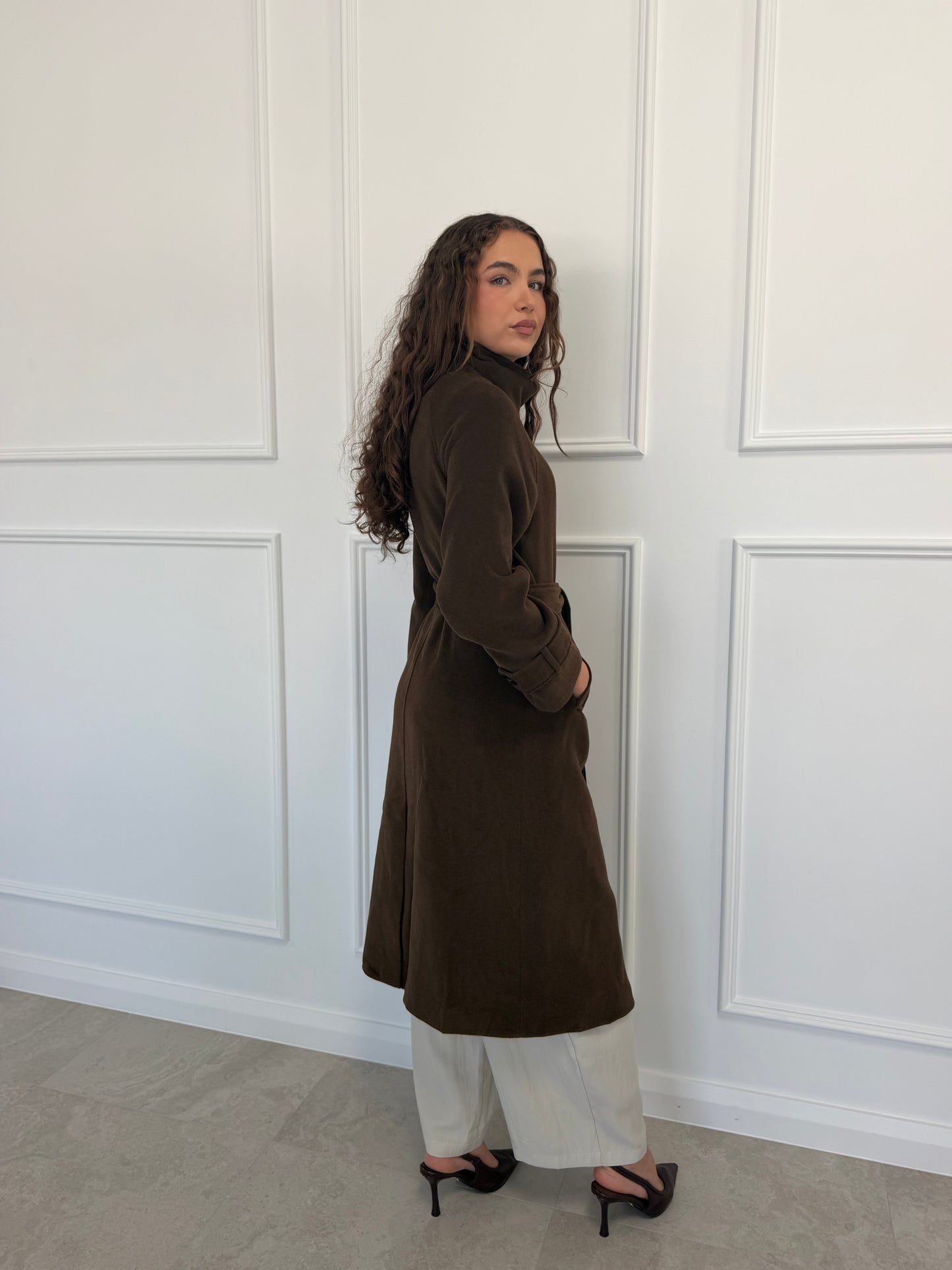 Vienna Coat Jacket | Longline Elegant Coat Australia | Attire by Nour