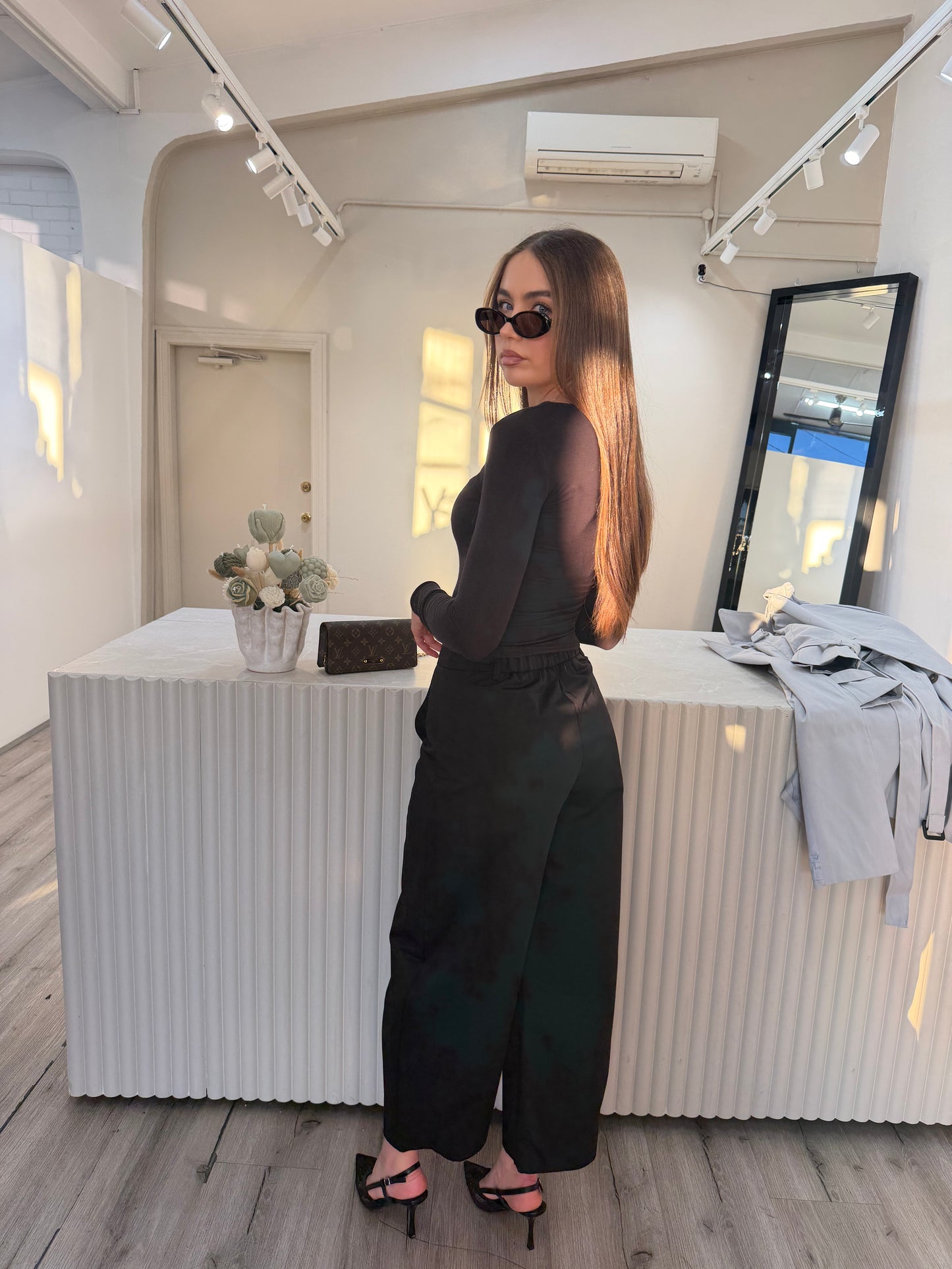 Luxe Barrel Pants