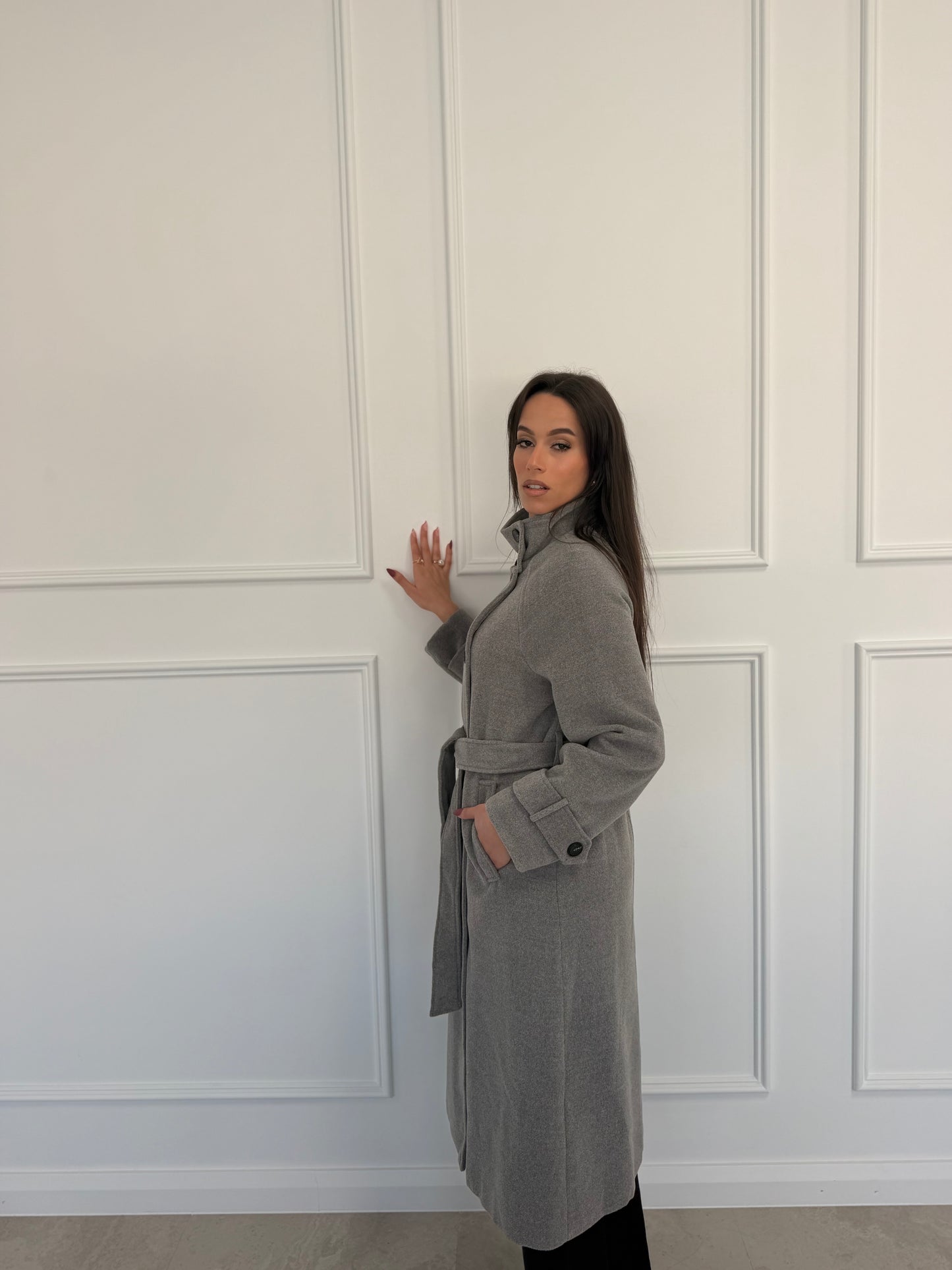 Vienna Coat Jacket | Longline Elegant Coat Australia | Attire by Nour
