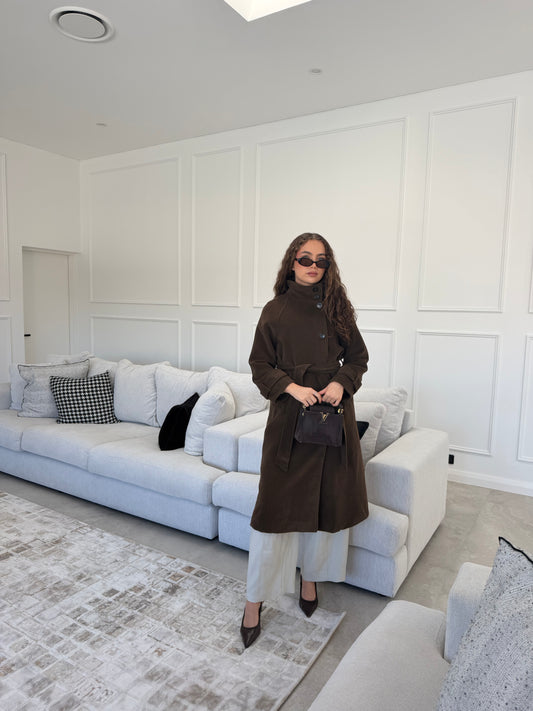 Vienna Coat Jacket | Longline Elegant Coat Australia | Attire by Nour