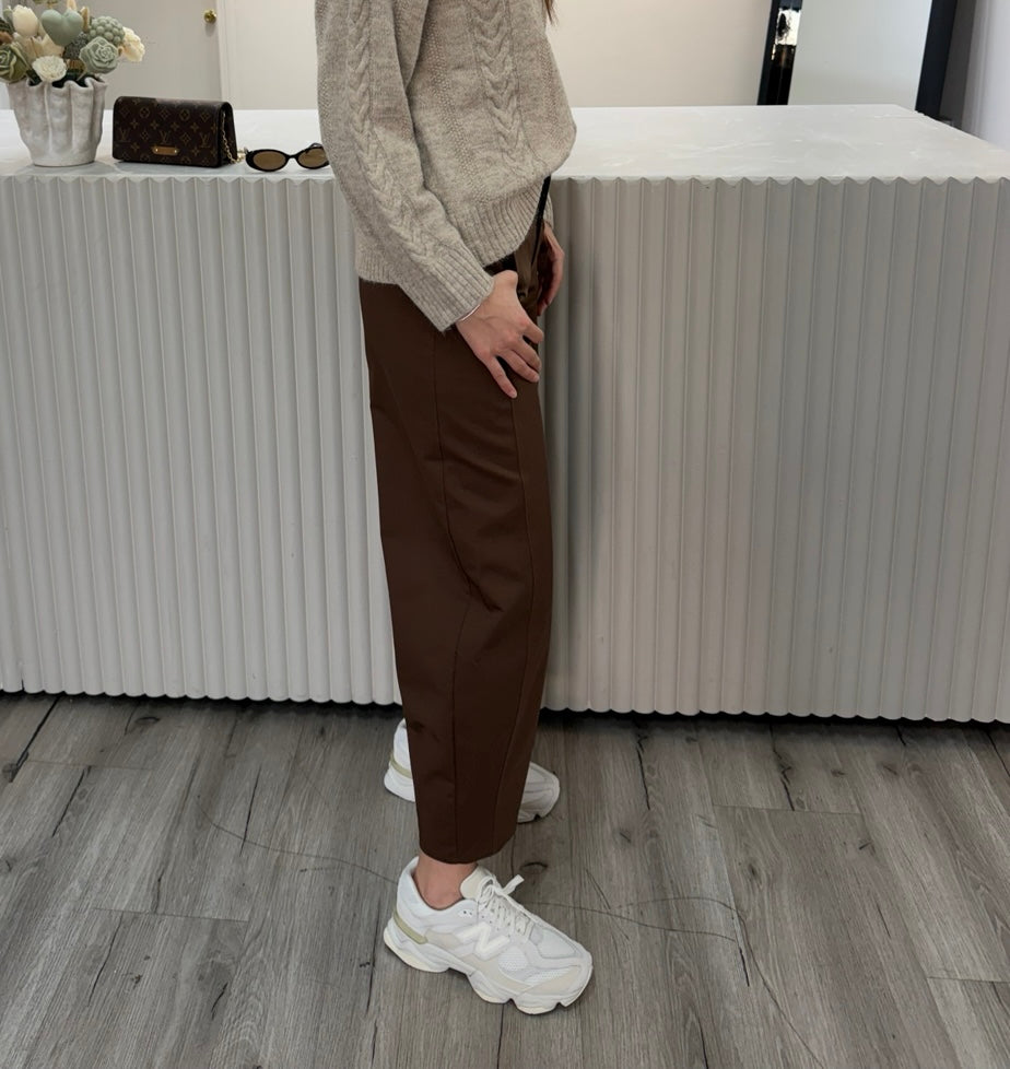 Luxe Barrel Pants