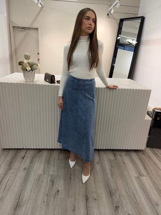 Cindy Denim Skirt