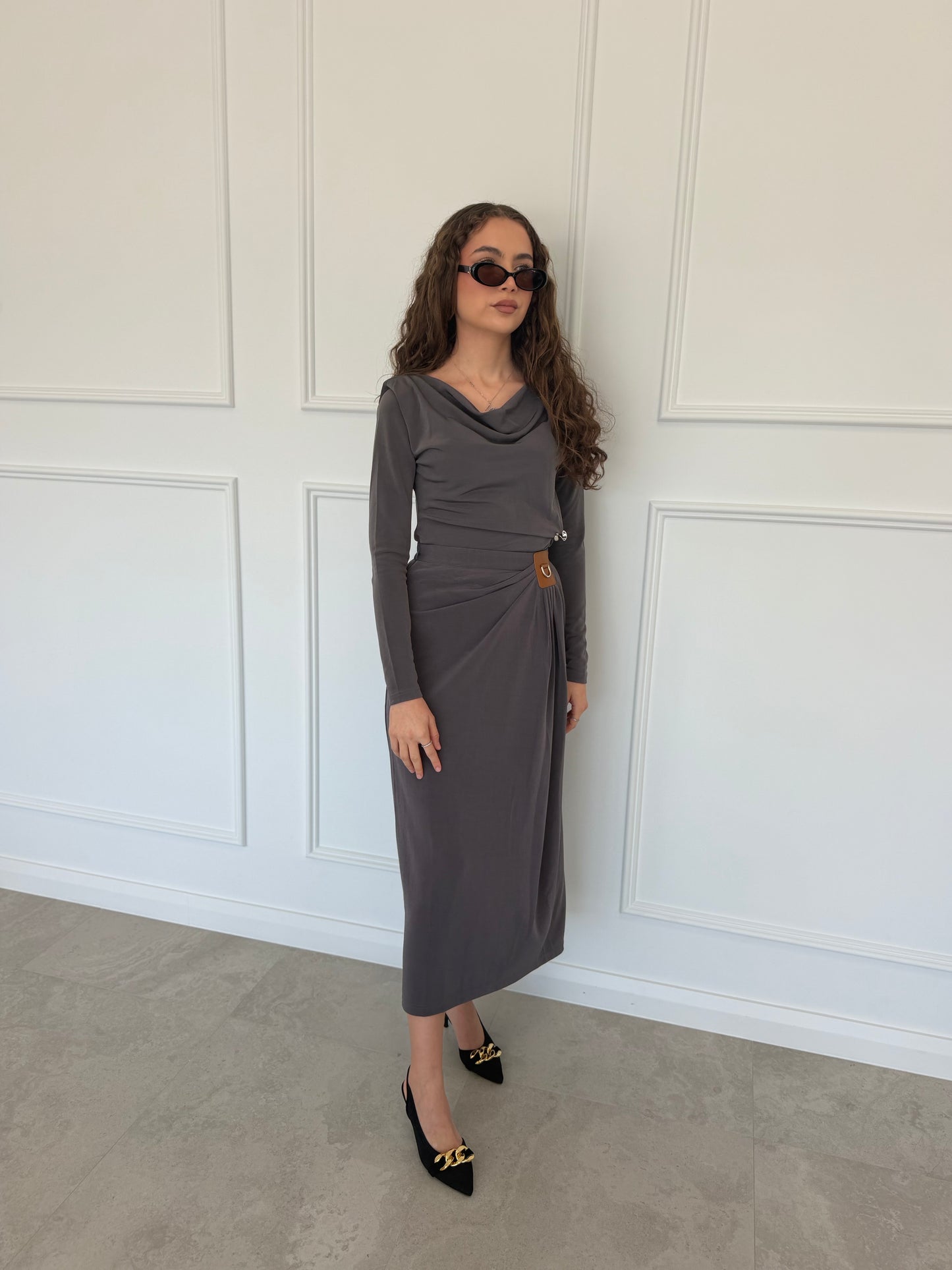 Moonstone Draped Set
