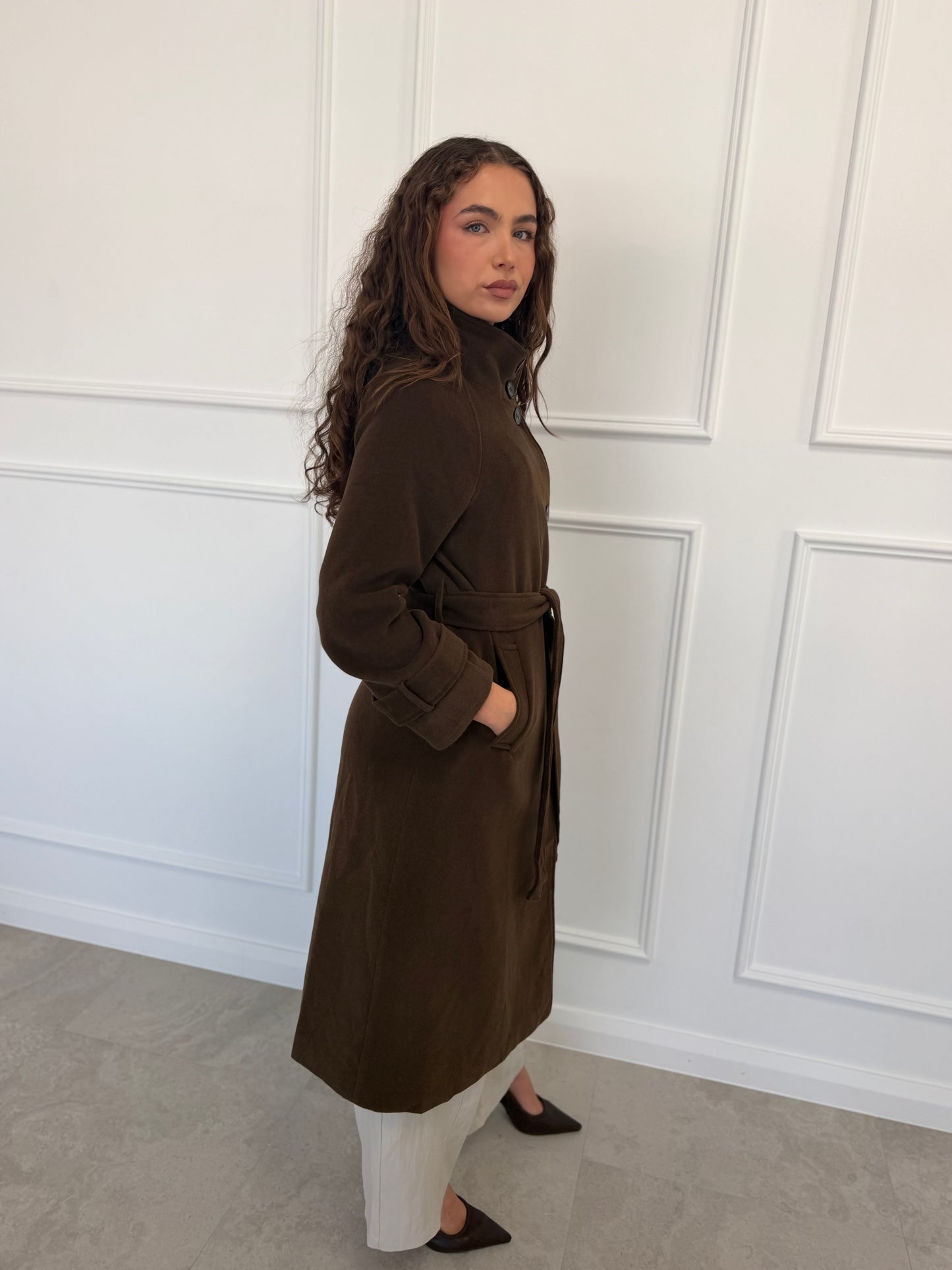 Vienna Coat Jacket | Longline Elegant Coat Australia | Attire by Nour