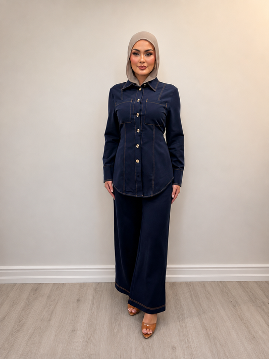 Bianca Set – Midnight Navy